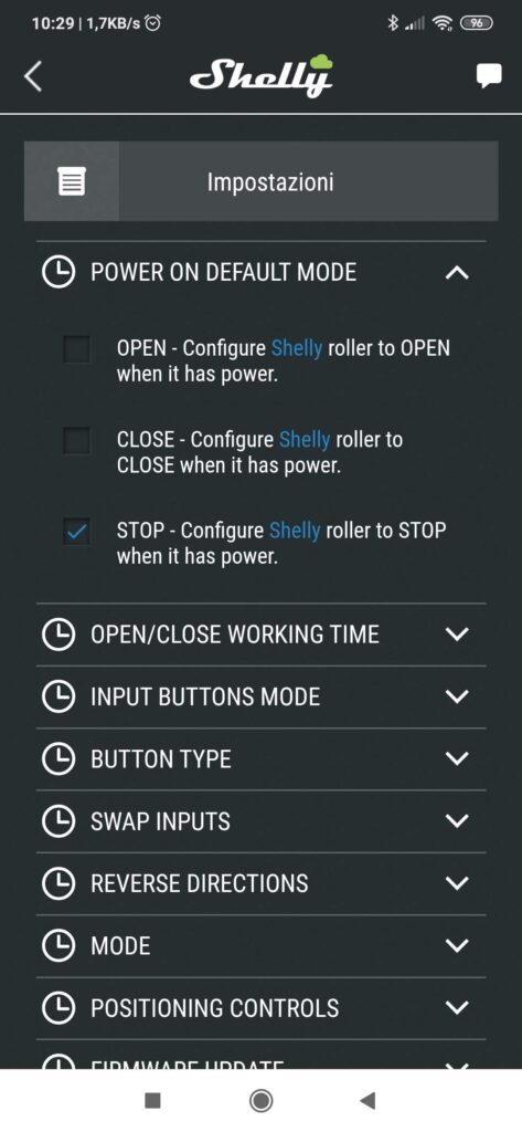 Shelly 2.5 tapparelle