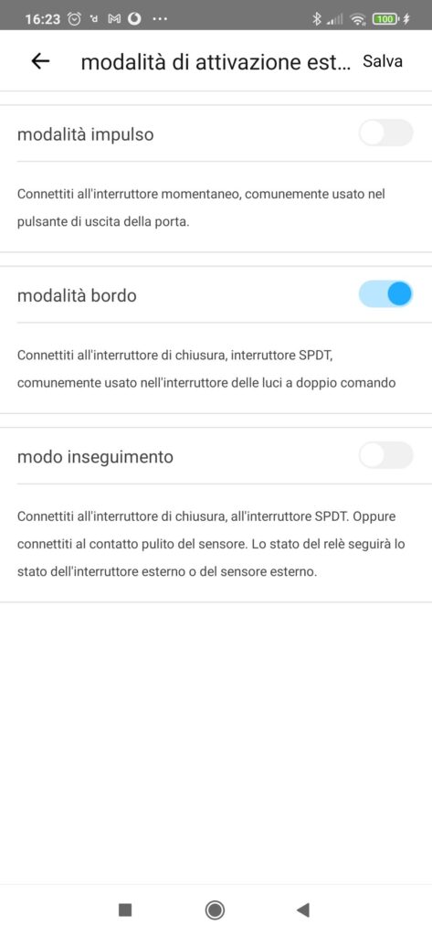 Sonoff Mini R2 - Edge Mode