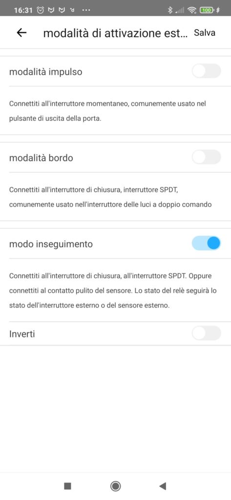 Sonoff Mini R2 - Following Mode
