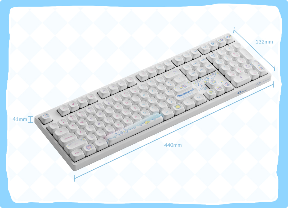 tastiera meccanica Akko Cinnamoroll Star 5108B Plus